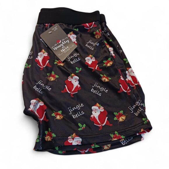 🎄🎁NWT Silky Christmas Boxer Briefs SANTA Jingle Bells Size L🎄🎁 - Picture 7 of 8